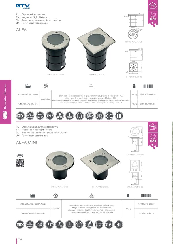 Katalog GTV 2021 Inwestycyjne - Page 266