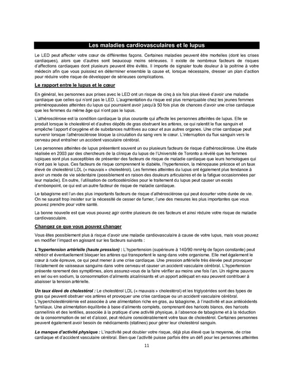 Le livret sur le lupus - Page 11