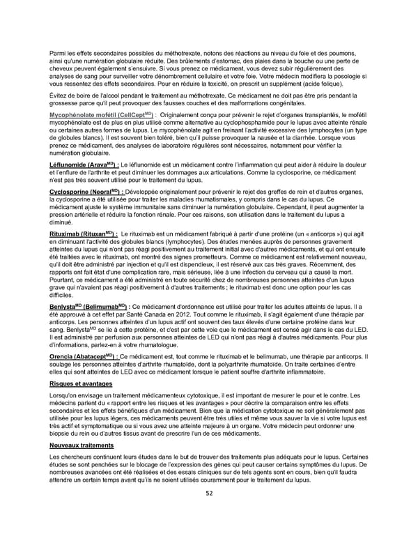 Le livret sur le lupus - Page 52