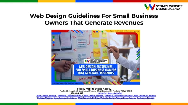 Web Design Guidelines For Small Business Owners That Generate Revenues.pptx - Page 1