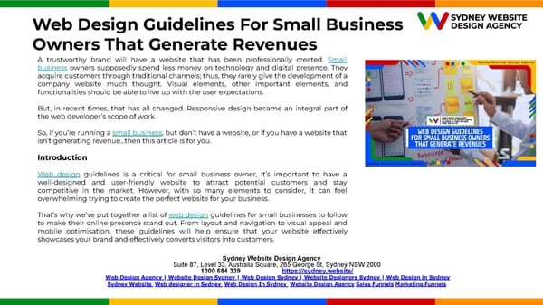 Web Design Guidelines For Small Business Owners That Generate Revenues.pptx - Page 2