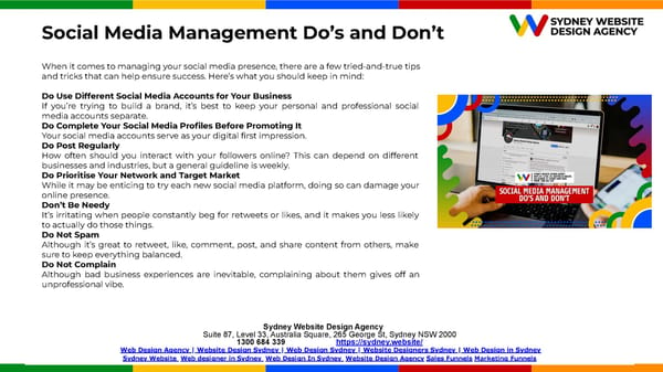 Social Media Management Do’s and Don’t for Your Business.pptx - Page 8