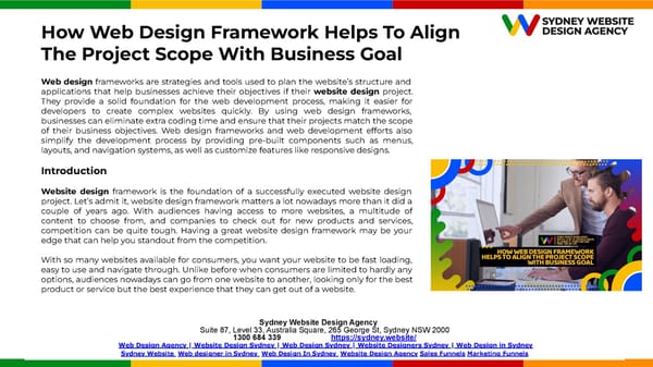 How Web Design Framework Helps To Align The Project Scope With Business Goal.pptx - Page 2