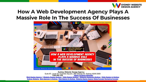 How A Web Development Agency Plays A Massive Role In The Success Of Businesses.pptx - Page 1