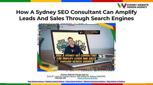 How A Sydney SEO Consultant Can Amplify Leads And Sales Through Search Engines.pptx - Page 1