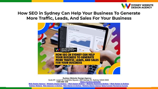 How SEO in Sydney Can Help Your Business To Generate More Traffic, Leads, And sales For Your Business.pptx - Page 1