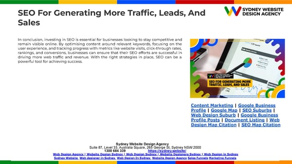 How SEO in Sydney Can Help Your Business To Generate More Traffic, Leads, And sales For Your Business.pptx - Page 9