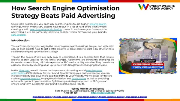 How Search Engine Optimisation Strategy Beats Paid Advertising.pptx - Page 2