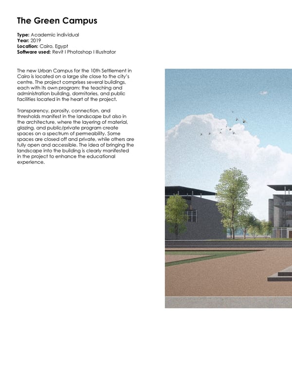 Omar Mahdy Portfolio I MA. Sustainable Architecture and Landscape Design - Politecnico di Milano - Page 48