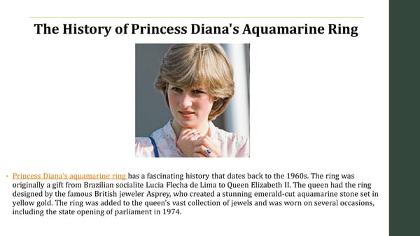 How many carats does Princess Diana's aquamarine ring weigh? - Page 3