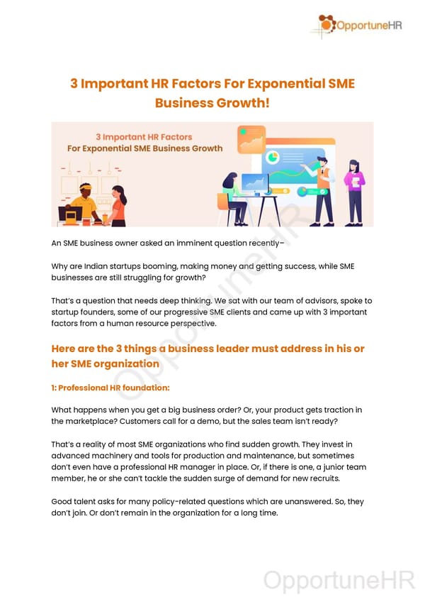 3 important HR factors for exponential SME business growth (1) - Page 1