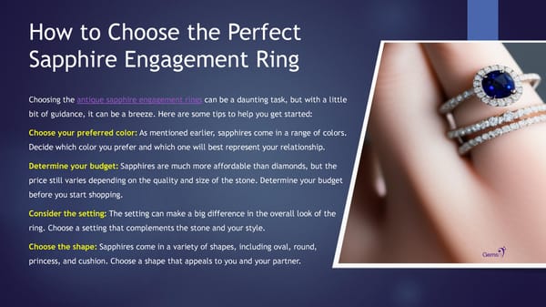 Sapphire Engagement Rings: A Symbol of Loyalty and Love - Page 5