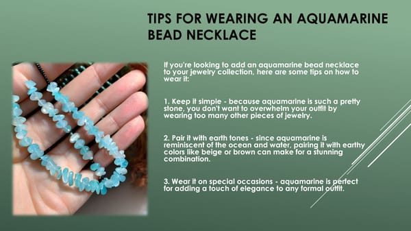 What is Aquamarine bead necklace? - Page 3