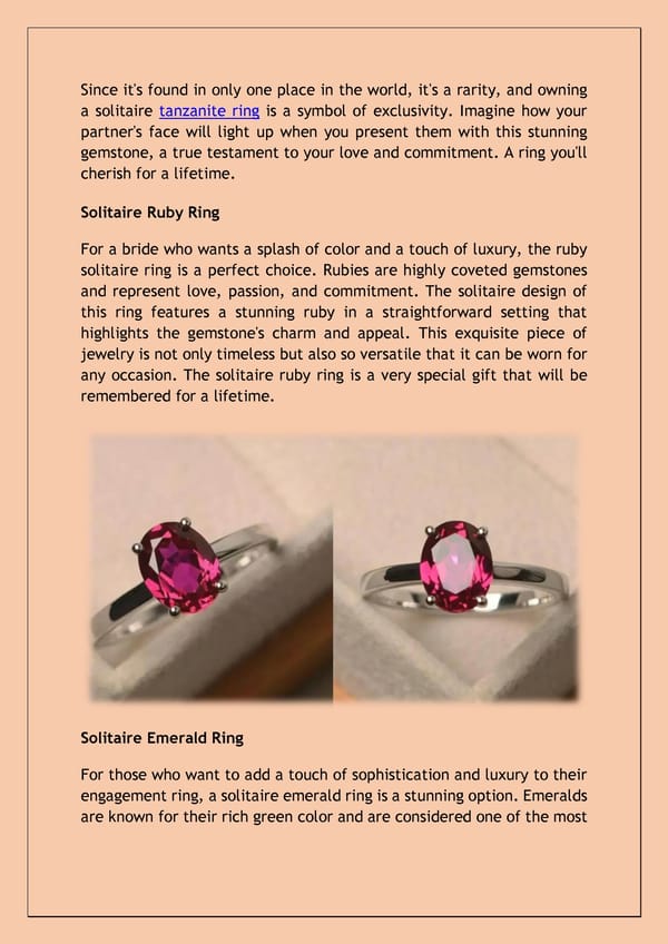 Best 6 Solitaire Engagement Rings for Brides 2023 - Page 4