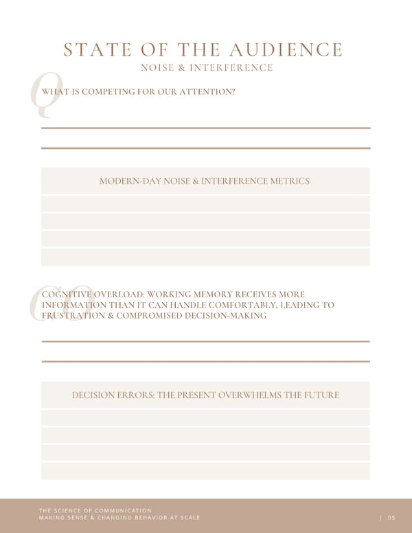 Engagement Science Lab Sample Workshop Workbook - Page 5