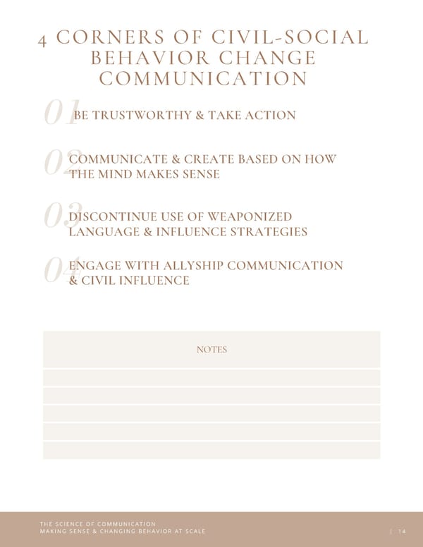 Engagement Science Lab Sample Workshop Workbook - Page 14