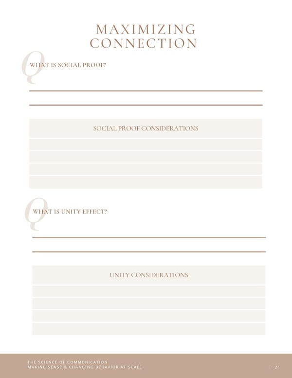 Engagement Science Lab Sample Workshop Workbook - Page 21