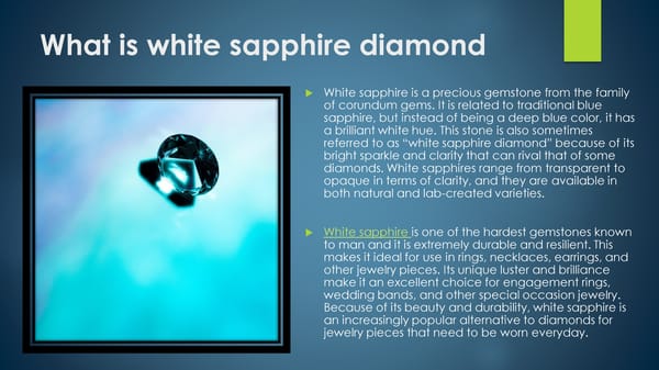 Would a white sapphire make a decent engagement ring - Page 4