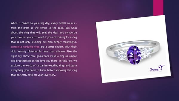 5 Vintage Tanzanite Rings for Weddings - Page 2