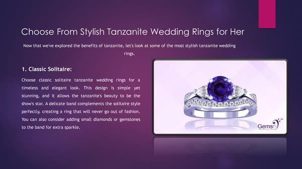 5 Vintage Tanzanite Rings for Weddings - Page 4