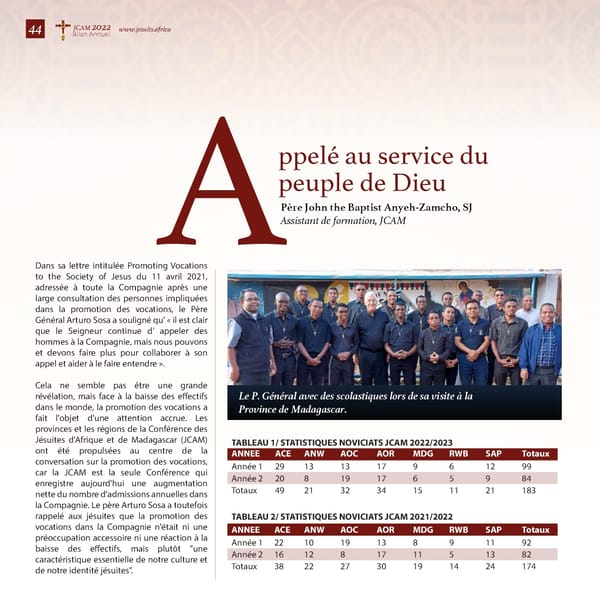 Bilan Annuel 2022 - Page 44