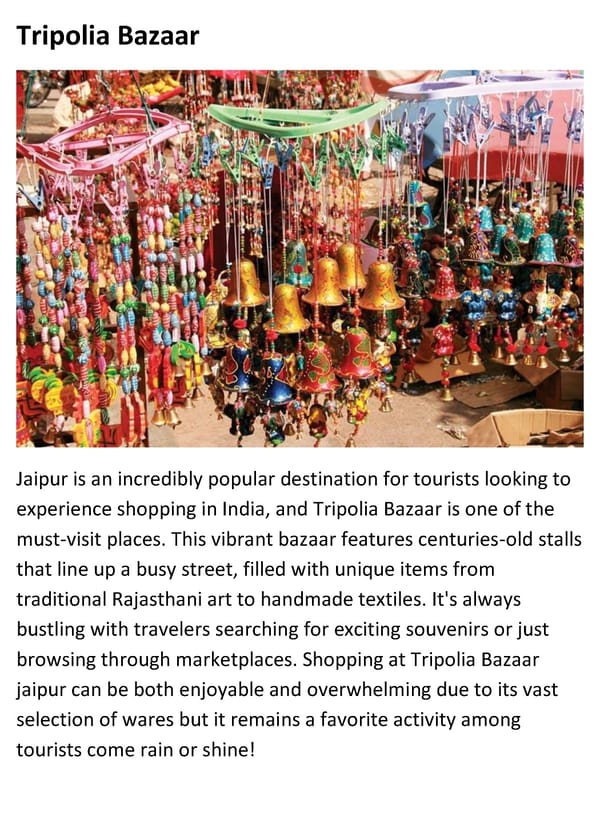 6 Best Places to Visit in Jaipur for Shopping - Page 4