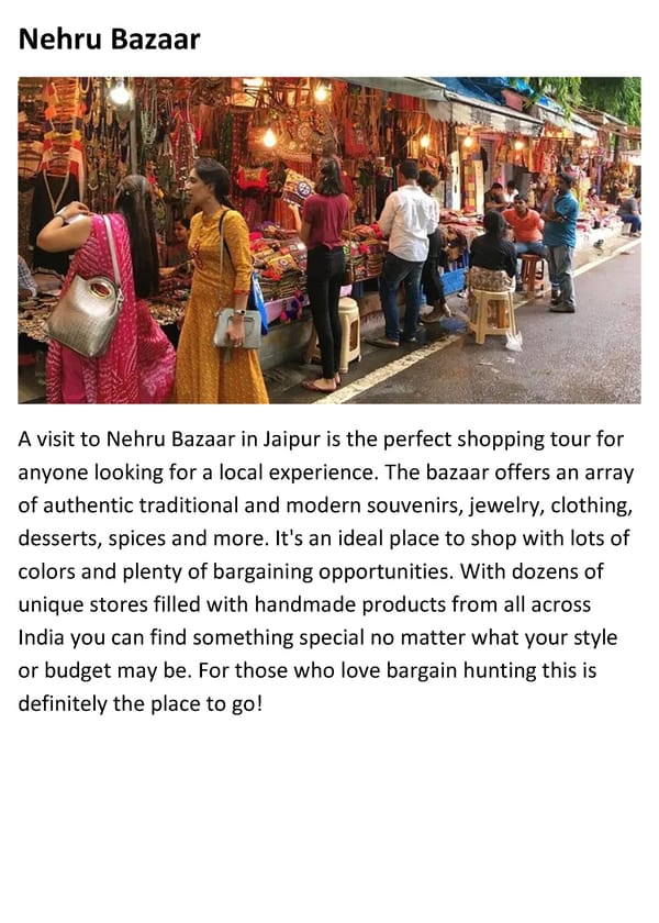 6 Best Places to Visit in Jaipur for Shopping - Page 6