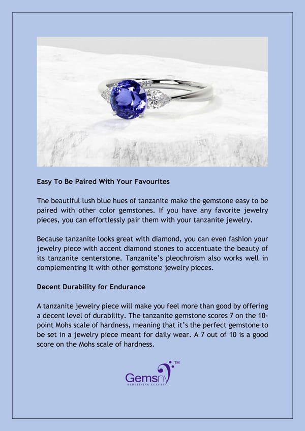 Why Tanzanite Jewelry Makes You Feel Happy? - Page 3