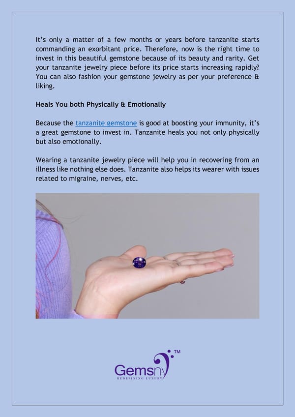 Why Tanzanite Jewelry Makes You Feel Happy? - Page 6