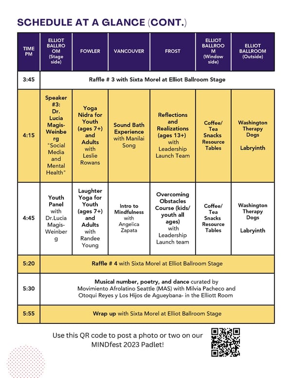 MINDfest 2023 Program - Page 6