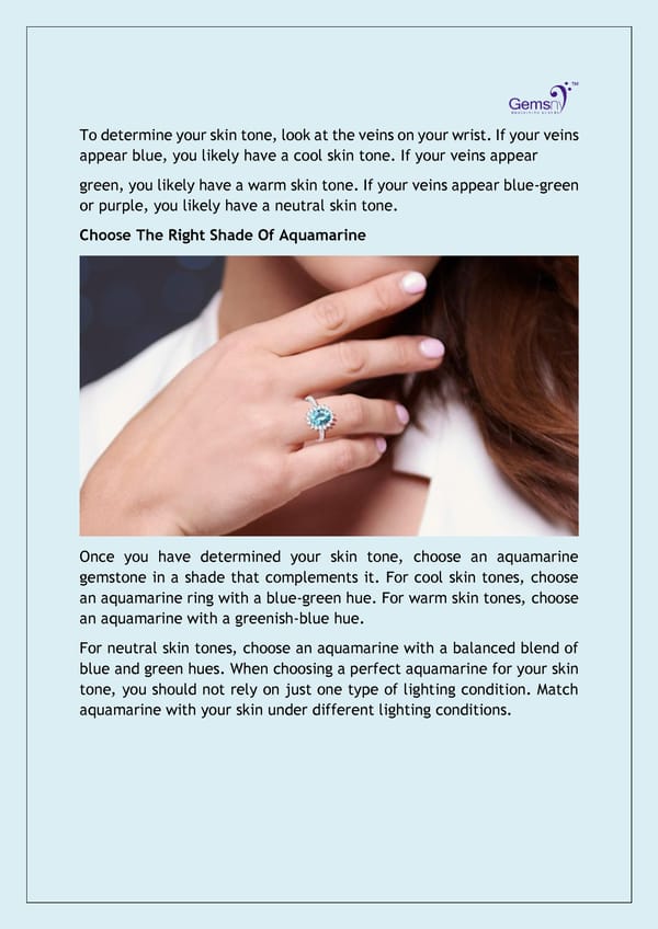 Adore Your Skin Tone with Aquamarine - Best Tips - Page 2