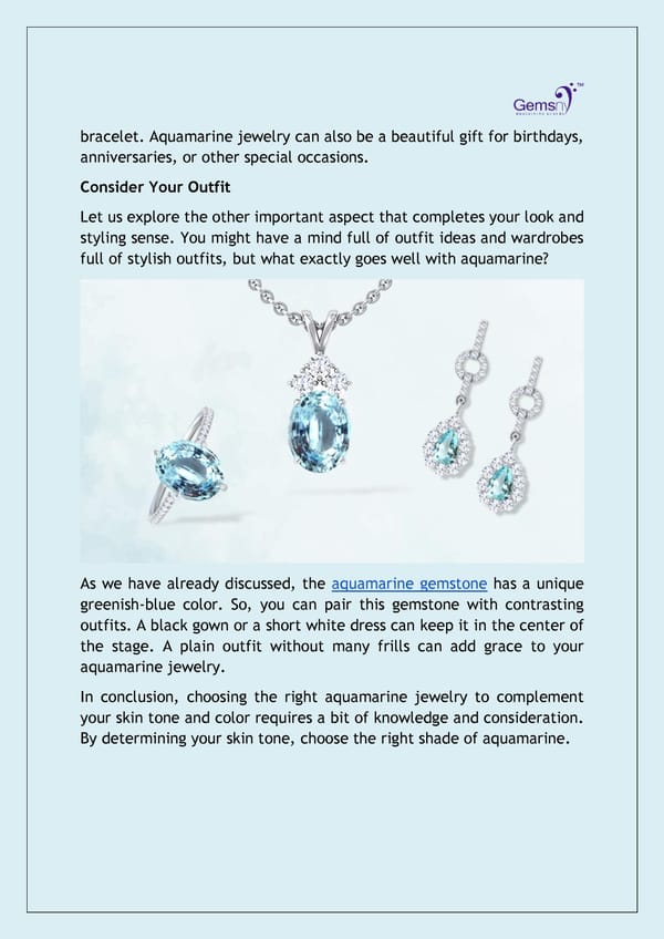 Adore Your Skin Tone with Aquamarine - Best Tips - Page 5