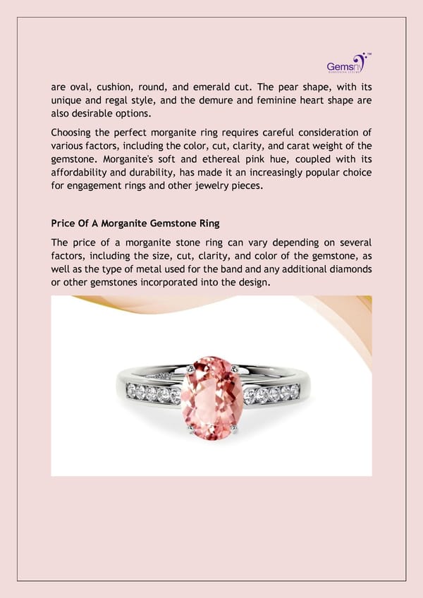 How to Buy Morganite Ring: Complete Buying Guide - Page 5