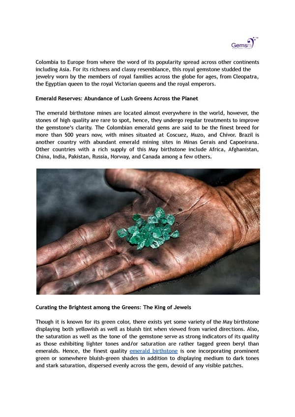 Emeralds, the Birthstone of May: 7 Stunning Jewelry Pieces to Celebrate Their Special Day - Page 2