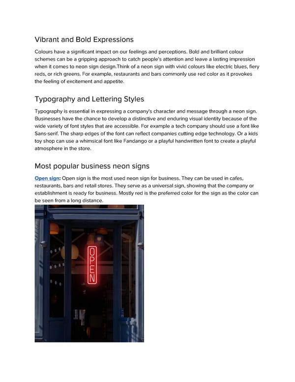 What makes neon business signs one of the best marketing tools - Page 2