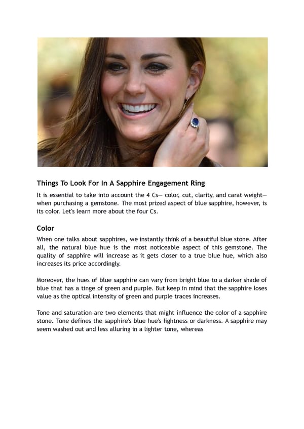 The History and Significance of Sapphire Engagement Rings - Page 3