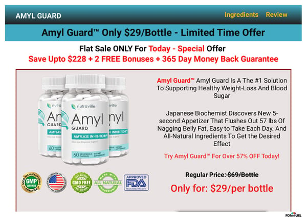 Amyl Guard | USA Official Website | Pay Just Only $29/Bottle - Page 1