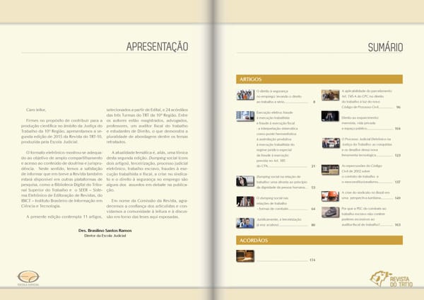 Revista TRT 10 v. 19 n. 20 - Page 3