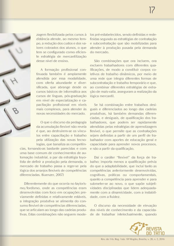 Revista do TRT 10 V. 20 n. 2 2016 - Page 17