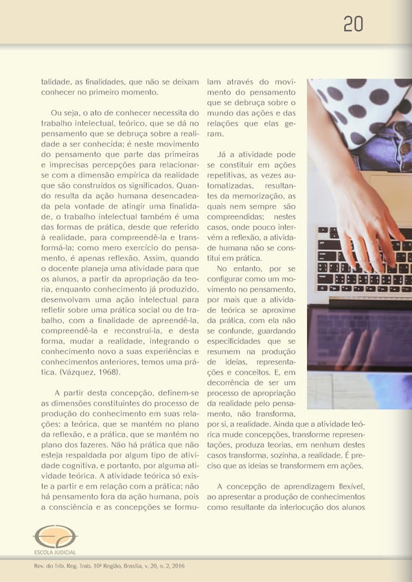 Revista do TRT 10 V. 20 n. 2 2016 - Page 20