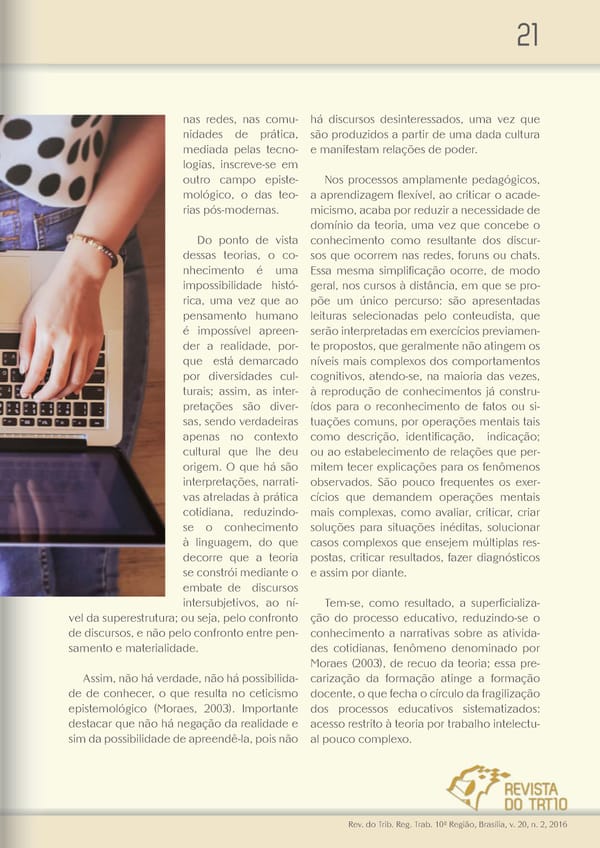 Revista do TRT 10 V. 20 n. 2 2016 - Page 21