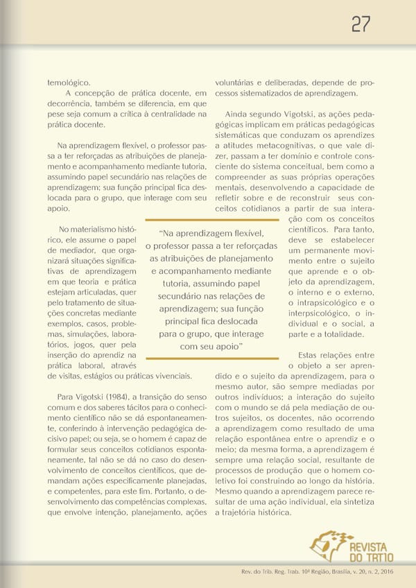 Revista do TRT 10 V. 20 n. 2 2016 - Page 27