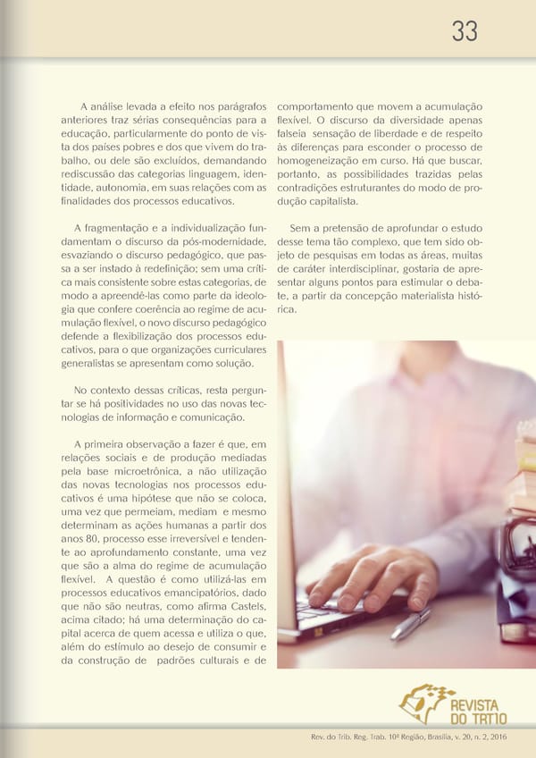 Revista do TRT 10 V. 20 n. 2 2016 - Page 33