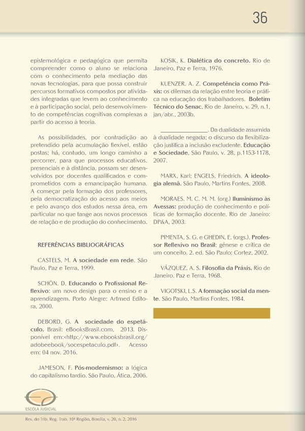 Revista do TRT 10 V. 20 n. 2 2016 - Page 36