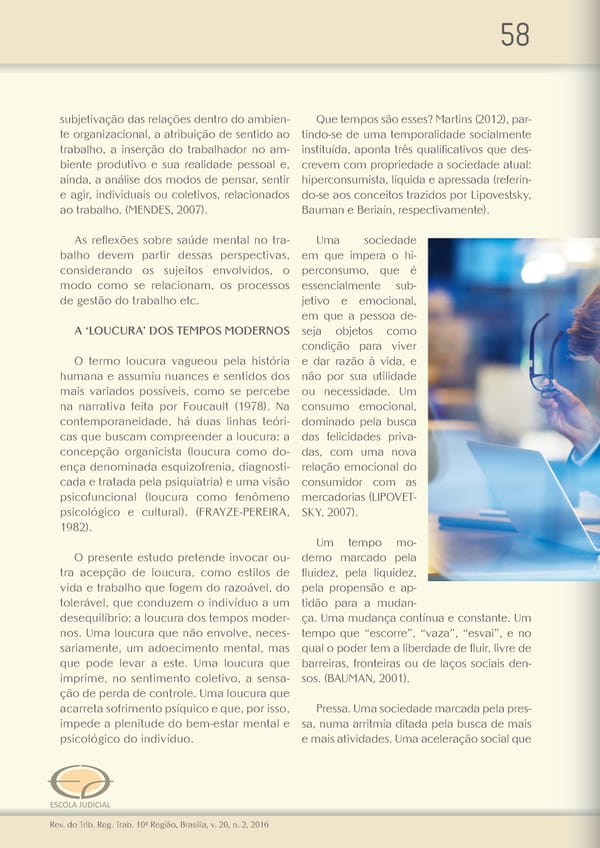 Revista do TRT 10 V. 20 n. 2 2016 - Page 58