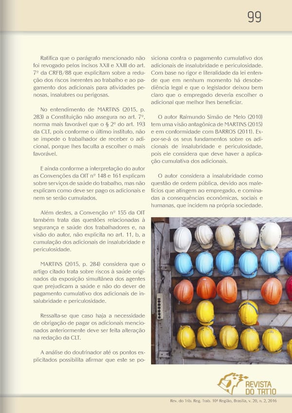 Revista do TRT 10 V. 20 n. 2 2016 - Page 99