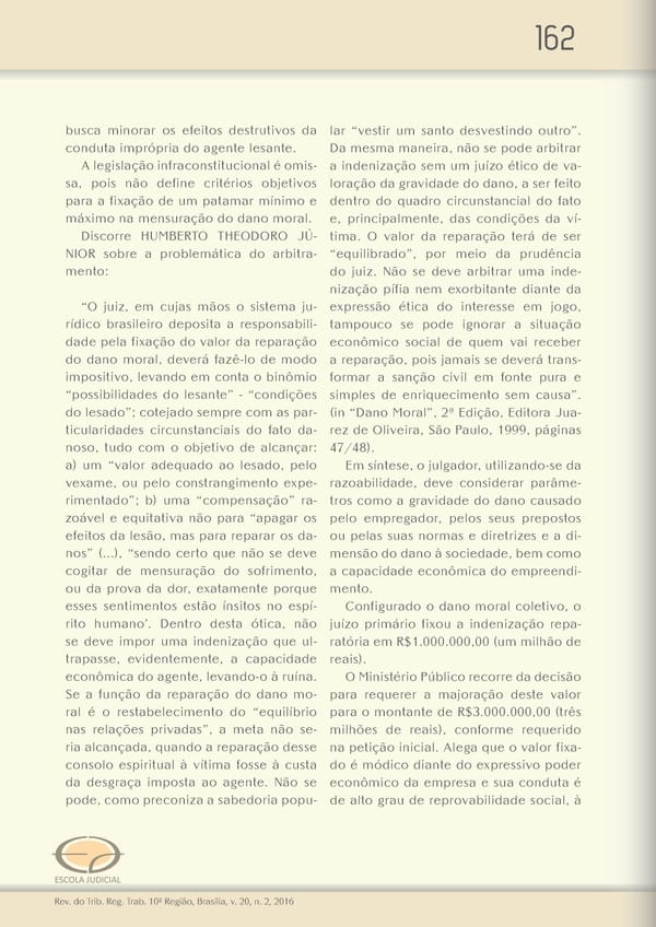 Revista do TRT 10 V. 20 n. 2 2016 - Page 162