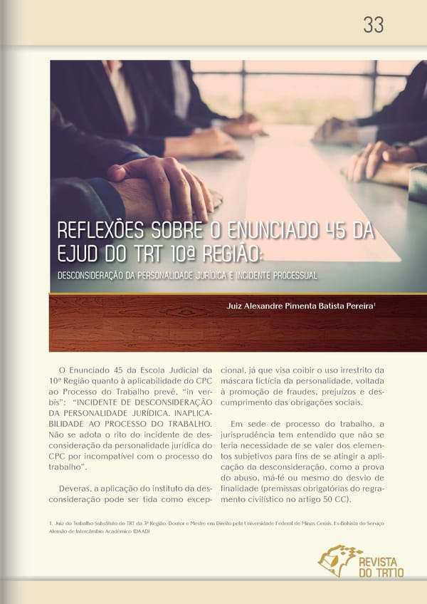 Revista TRT 10 v. 20 n. 1 - Page 32