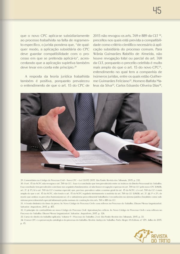 Revista TRT 10 v. 20 n. 1 - Page 44