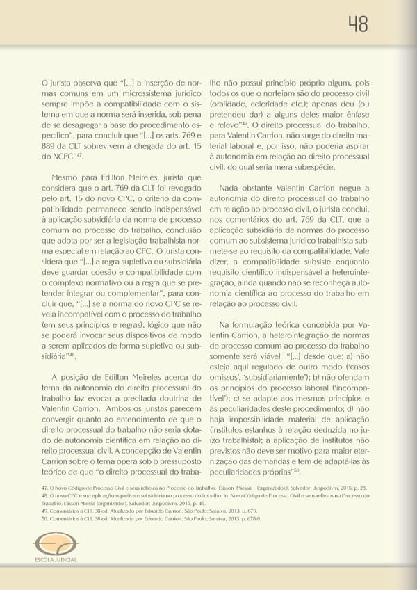 Revista TRT 10 v. 20 n. 1 - Page 47